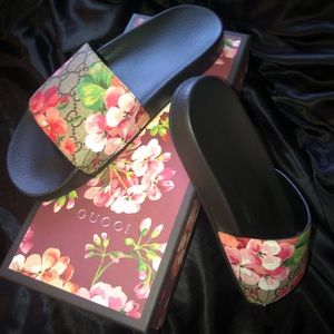 Gucci Floral Slides
